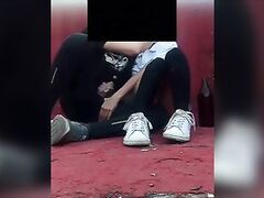 Public Sex, Mexican Students Fucking in the School, Nice Blowjob in Class Time, Part 1