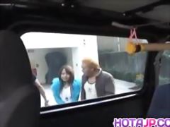 Miyo Kasuge licks and sucks cock in the car More at hotajp com